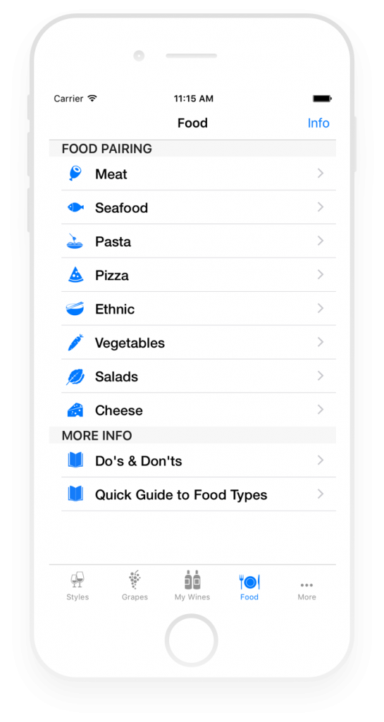 Iphone - foodpairing